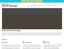 Tablet Screenshot of paloaltosmarttherapy.com